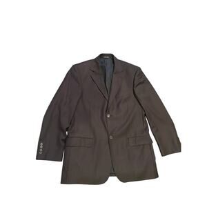 VTG ZANETTI Zen Life Suit Blazer Jacket Mens 50R Super 120’s Wool Genova Italy